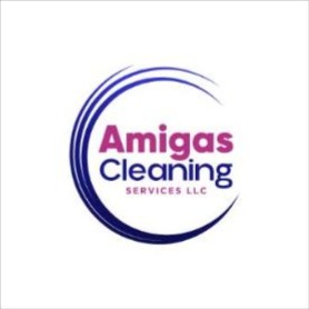 Logotipo de Amigas Cleaning Services creado por Quick Digital Marketing