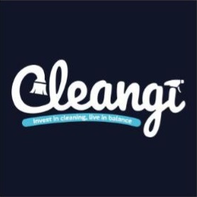 Logotipo de Cleangi en versión para fondo oscuro