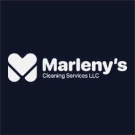 Logotipo de Marleny's Cleaning Services en versión para fondo oscuro