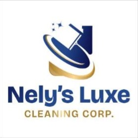 Logotipo de Nely's Luxe Cleaning Corp creado por Quick Digital Marketing