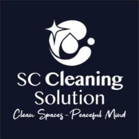 Logotipo de SC Cleaning Solution en versión para fondo oscuro