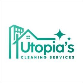 Logotipo de Utopia's Cleaning Services creado por Quick Digital Marketing
