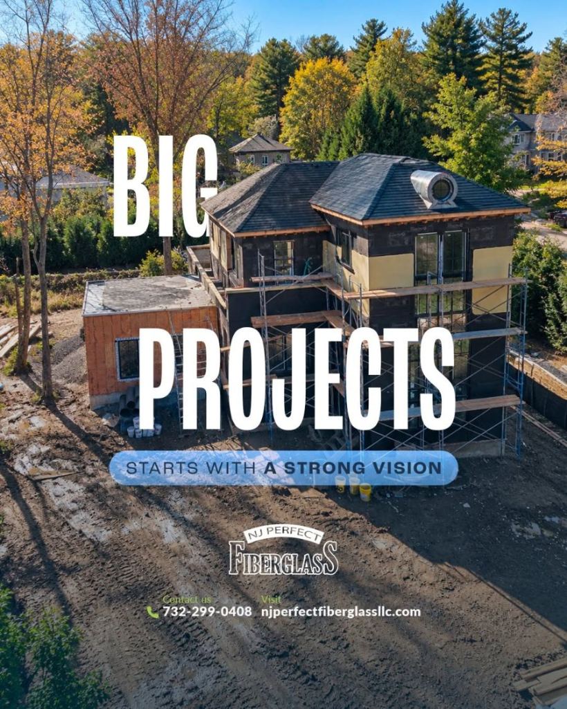 Proyecto residencial grande de NJ Perfect Fiberglass