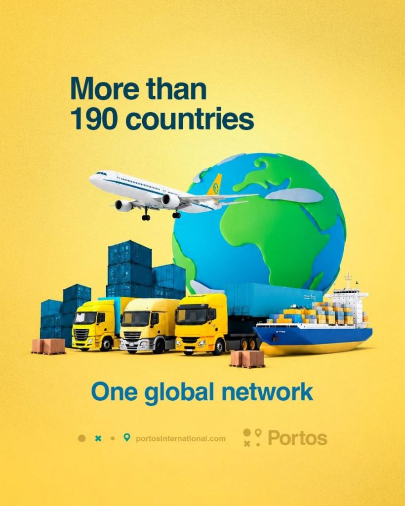 Post de Portos International sobre su red global